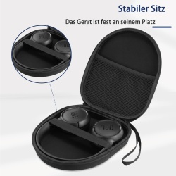 Husă de Protecție și Transport pentru Căști Wireless JBL Tune și Sony (WH-CH520 / WH-CH720N), Rigidă, Neagră - Img 5