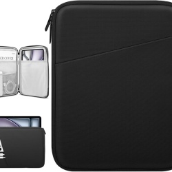 Husă de Protecție Slim 13 Inch pentru Tabletă și Laptop, Buzunare Multi-Compartiment, Material Rezistent la Stropire, Compatibilă iPad Pro 13"/12.9", Galaxy Tab S10+/S9+, Surface Pro și reMarkable, Negru