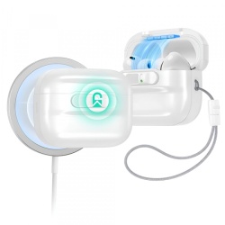 Husa ESR Pulse Magnetic FlickLock pentru Apple AirPods Pro 3, Alba
