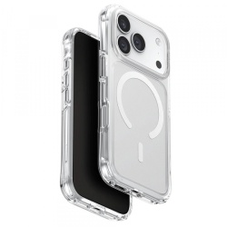 Husa MagSafe pentru Apple iPhone 17 Pro Max, UNIQ, LifePro Xtreme MagClick, Transparenta