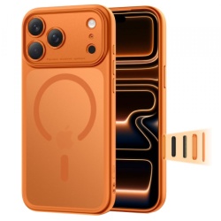 Husa MagSafe pentru Apple iPhone 17 Pro, Tech-Protect, MagPeak, Portocalie