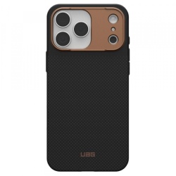 Husa MagSafe pentru Apple iPhone 17 Pro, Urban Armor Gear, Fibr Armr, Neagra Bronz