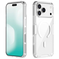 Husa MagSafe pentru Apple iPhone 18 Pro / 17 Pro, Nillkin, Nature Pro, Alba