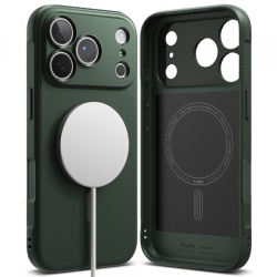 Husa MagSafe pentru Apple iPhone 18 Pro / 17 Pro, Ringke, Onyx, Verde Inchis