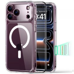 Husa MagSafe pentru Apple iPhone 18 Pro Max / 17 Pro Max, ESR, Classic Hybrid with Screen Protector, Transparenta