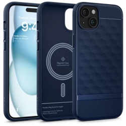 Husa MagSafe pentru Google Pixel 10 Pro XL, Spigen, Caseology Parallax, Albastra