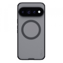 Husa MagSafe pentru Google Pixel 11 Pro XL, Nillkin, Super Shield Pro, Neagra Transparenta Satinata