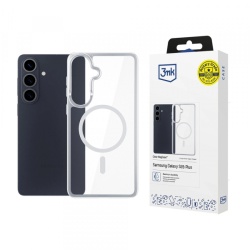 Husa MagSafe pentru Samsung Galaxy S26, 3MK, Armor MagCase, Transparenta
