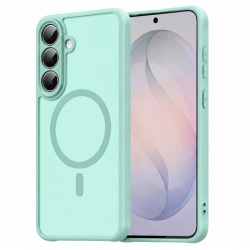 Husa MagSafe pentru Samsung Galaxy S26 FE S741, Techsuit, HaloFrost II, Verde Deschis