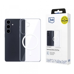 Husa MagSafe pentru Samsung Galaxy S26 Plus S947, 3MK, Clear MagCase, Transparenta