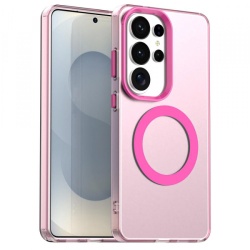 Husa MagSafe pentru Samsung Galaxy S26 Ultra, Techsuit, CandyCase, Roz