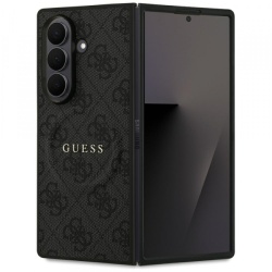 Husa MagSafe pentru Samsung Galaxy Z Fold7 F966, Guess, 4G Classic, Neagra