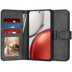 Husa pentru Honor Magic8 Lite, Techsuit, Diary Book, Neagra