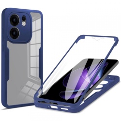 Husa pentru Oppo Reno13 FS 5G / Reno13 F 4G / Reno13 F, Techsuit, ColorVerse 360, Albastra