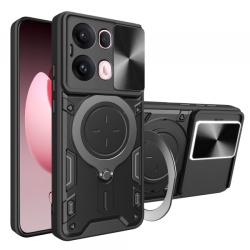 Husa pentru Oppo Reno13 Pro, Techsuit, CamGuard Pro, Neagra