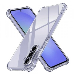 Husa pentru Samsung Galaxy A36 A366, Techsuit, Shockproof Clear, Transparenta