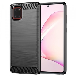 Husa pentru Samsung Galaxy Note10 Lite N770, Techsuit, Carbon, Neagra