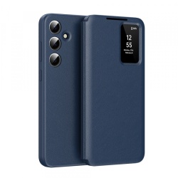 Husa pentru Samsung Galaxy S26 FE, Techsuit, SmartView, Albastra