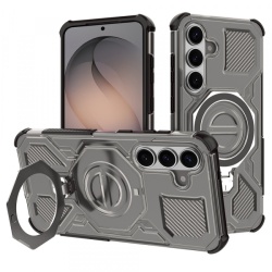 Husa pentru Samsung Galaxy S26 S942, Techsuit, Carbon Shield Pro, Fumurie
