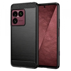 Husa pentru Sony Xperia 1 VIII, Techsuit, Carbon, Neagra