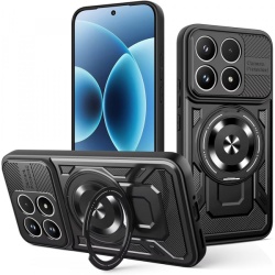 Husa pentru Xiaomi 17, Techsuit, RuggedCam, Neagra