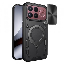Husa pentru Xiaomi Poco F9 Ultra, Techsuit, CamGuard Pro, Neagra