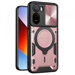 Husa pentru Xiaomi Redmi A7 Pro 4G, Techsuit, CamGuard Pro, Roz Aurie