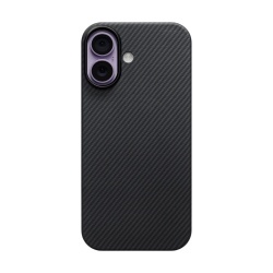 Husa Pitaka pentru iPhone 17 MagEZ 7, MagSafe, Ultra-Slim, Negru/Gri