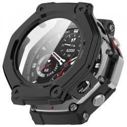 Husa Techsuit Defense360 Pro pentru Amazfit T-Rex 3, Neagra