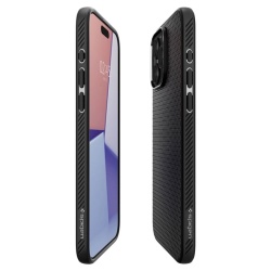 Husa telefon Spigen LIQUID AIR IPHONE 15 PRO NEGRU MAT - Img 2