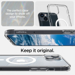 Husa telefon Spigen ULTRA HYBRID MAG MAGSAFE pentru IPHONE 14 WHITE - Img 3