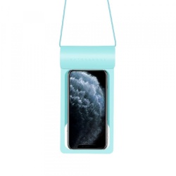 Husa Universala Waterproof pentru Telefon max. 6.8inch, Techsuit, TWC1, Turcoaz