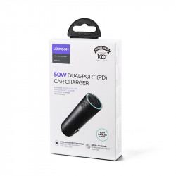 Incarcator auto Joyroom 2 x USB 50W cu PD, QC, PPS gri (JR-CL13) - Img 4