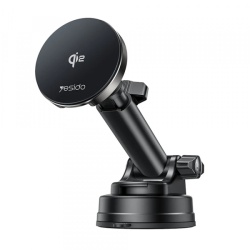 Incarcator Auto Wireless Yesido DS30, 15W, 1.67A, Negru