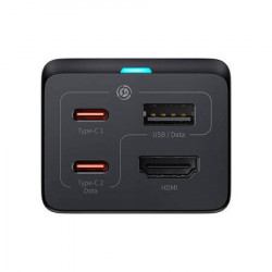 Incarcator de perete Baseus GaN5 Pro 2xUSB-C + USB + HDMI, 67W (negru) - Img 5