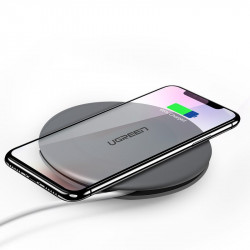 Incarcator fara fir Ugreen Qi 10 W + cablu USB gri (60278)