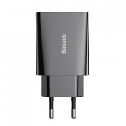 Incarcator priza Baseus Speed Mini EU USB Type C 20W 3A Power Delivery Quick Charge black (CCFS-SN01) - Img 7