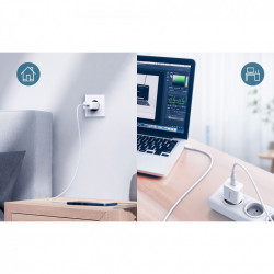 Incarcator priza Choetech AC EU Fast Charging , USB Type C Power Delivery 20W 3A white (PD5005-EU) - Img 8