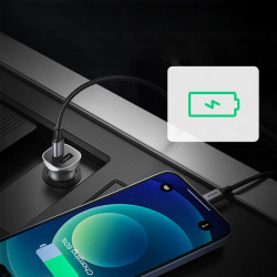 Incarcator rapid auto Ugreen USB-A / USB-C 30W PD PPS gri (CD130) - Img 3