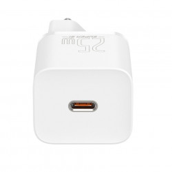 Incarcator rapid Baseus Super Si 1C 25W cu cablu USB-C pentru USB-C 1m (alb) - Img 6