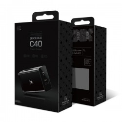 Incarcator retea pentru telefon , Dux Ducis c40 , 1 port Usb Smart , 1 x Type C PD 3.0 , negru - Img 7
