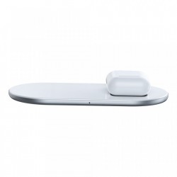 Incarcator wireless pentru smartphone-uri si AirPods , Baseus 18W alb (WXJK-02) - Img 2