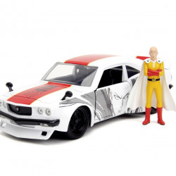 JADA ONE PUNCH MAN SET MASINUTA METALICA MAZDA RX 3 SI FIGURINA SAITAMA - Img 2