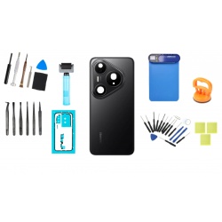 Kit Capac Baterie Huawei Pura 80 Pro Glazed Black Service Pack si Instrumente Service Dedicate