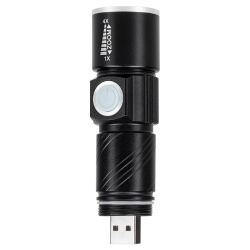 LANTERNA ALUMINIU LED 3W 3.7V 350MAH REBEL - Img 3