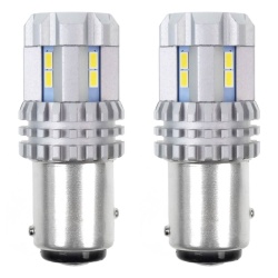 LED CANBUS 3020 22SMD UltraStralucitor 1157 BAY15D P21/5W Alb 12V/24V