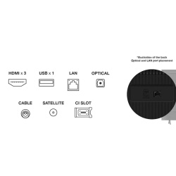 LED TV 4K 55''(139cm) TCL 55P69K - Img 5