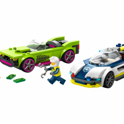 LEGO CITY URMARIRE CU MASINA DE POLITIE SI MASINA PUTERNICA 60415