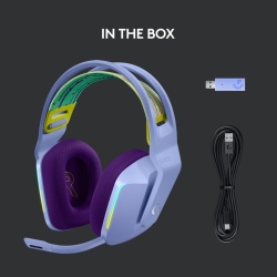 LOGITECH G733 LightSpeed Headset - LILAC - EMEA - Img 3