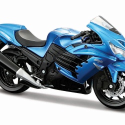 MAISTO MOTOCICLETA METALICA CU STAND EDITIE SPIECIALA KAWASAKI NINJA ZX 14R SCARA 1 LA 18